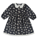 Organic Corduroy Collared Button Dress