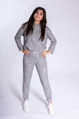 Kids Printed Sweatshirt and Jogger Set