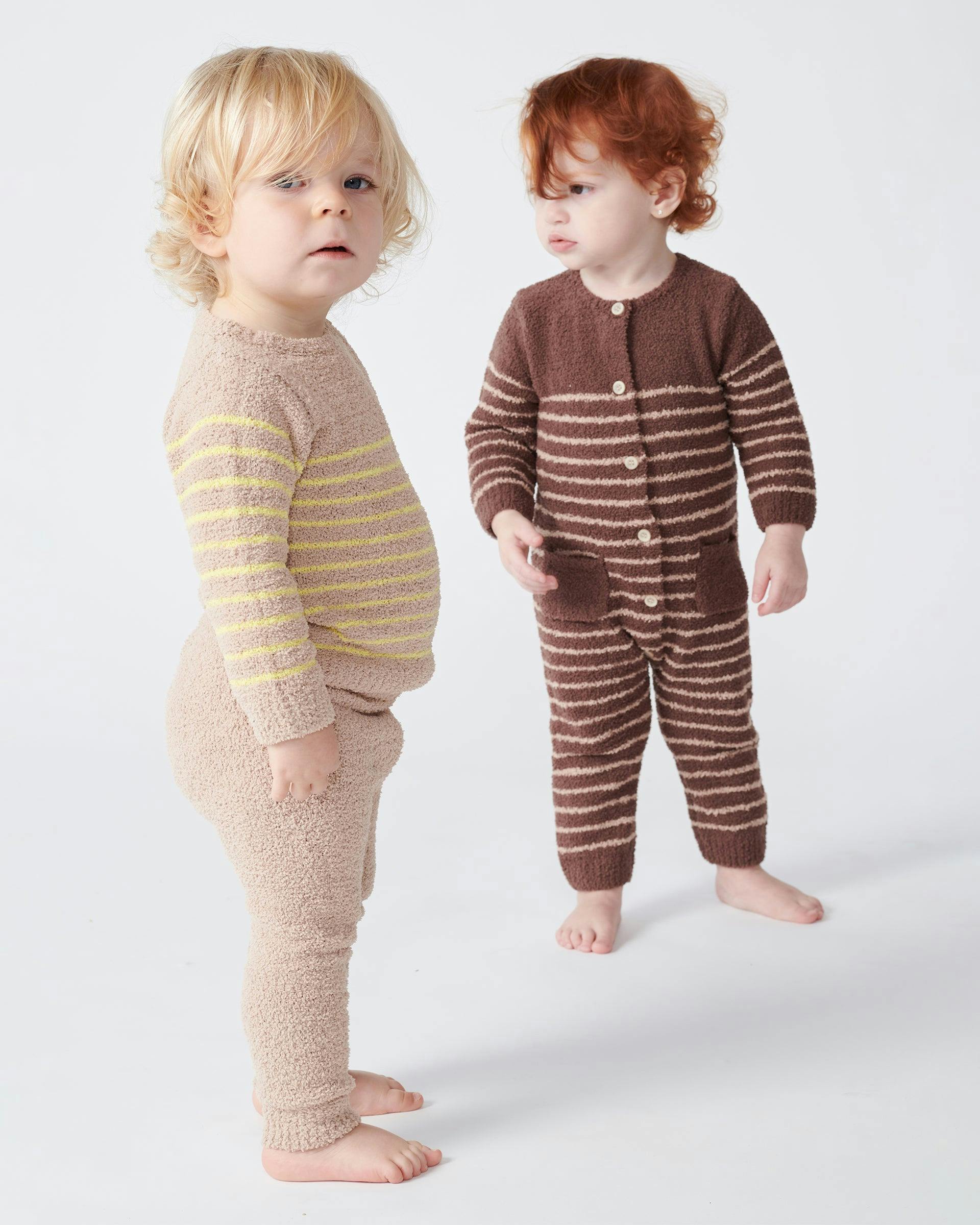 Long Sleeve Top Striped - Fuzzy