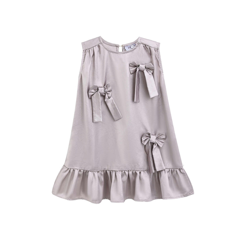 Purple Sofia Bow Dress