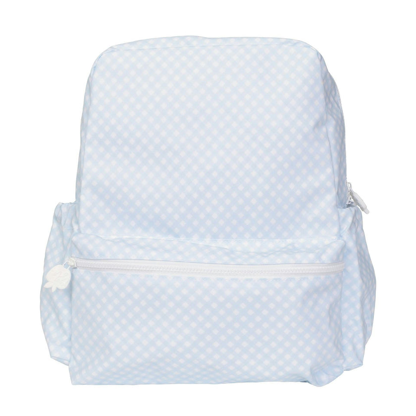 The Backpack in Blue Gingham