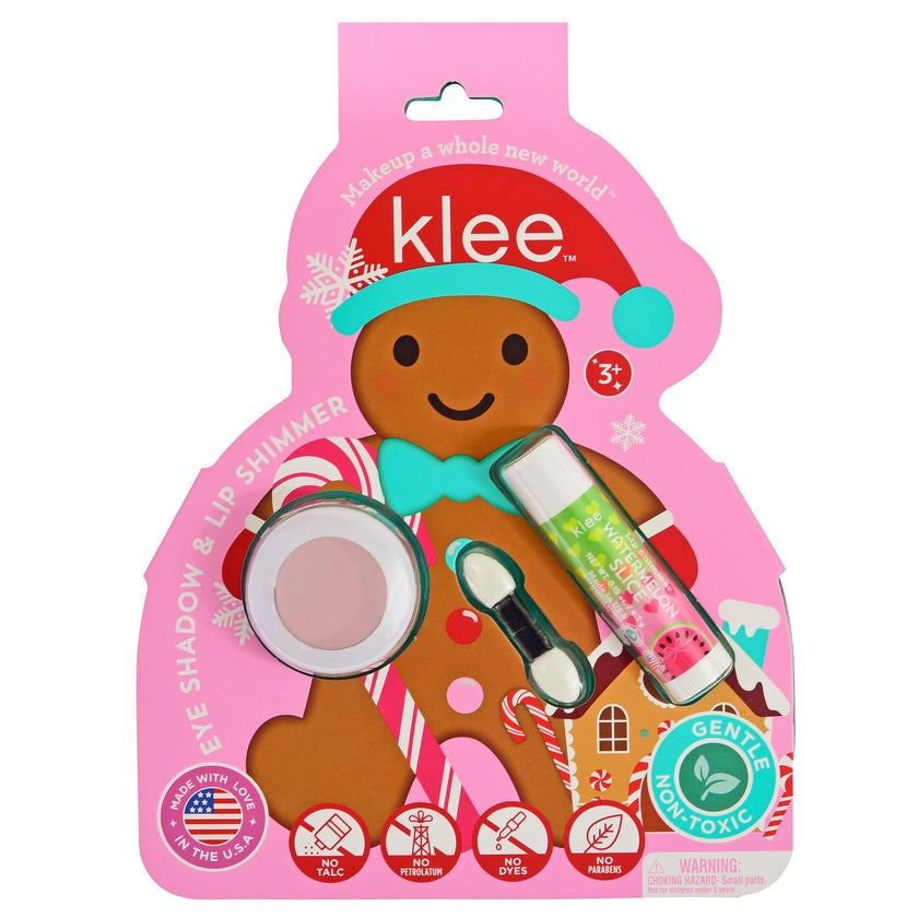 Snowflake Shimmer - Kids' Holiday Eye Shadow And Lip Shimmer Set
