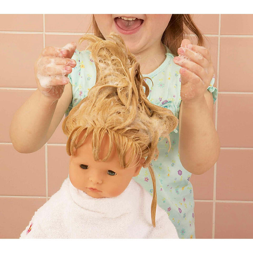 Maxy Aquini 16.5" All Vinyl Bath Baby Doll with Red Hair to Wash and Style