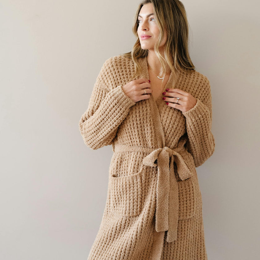 WAFFLE KNIT ROBES