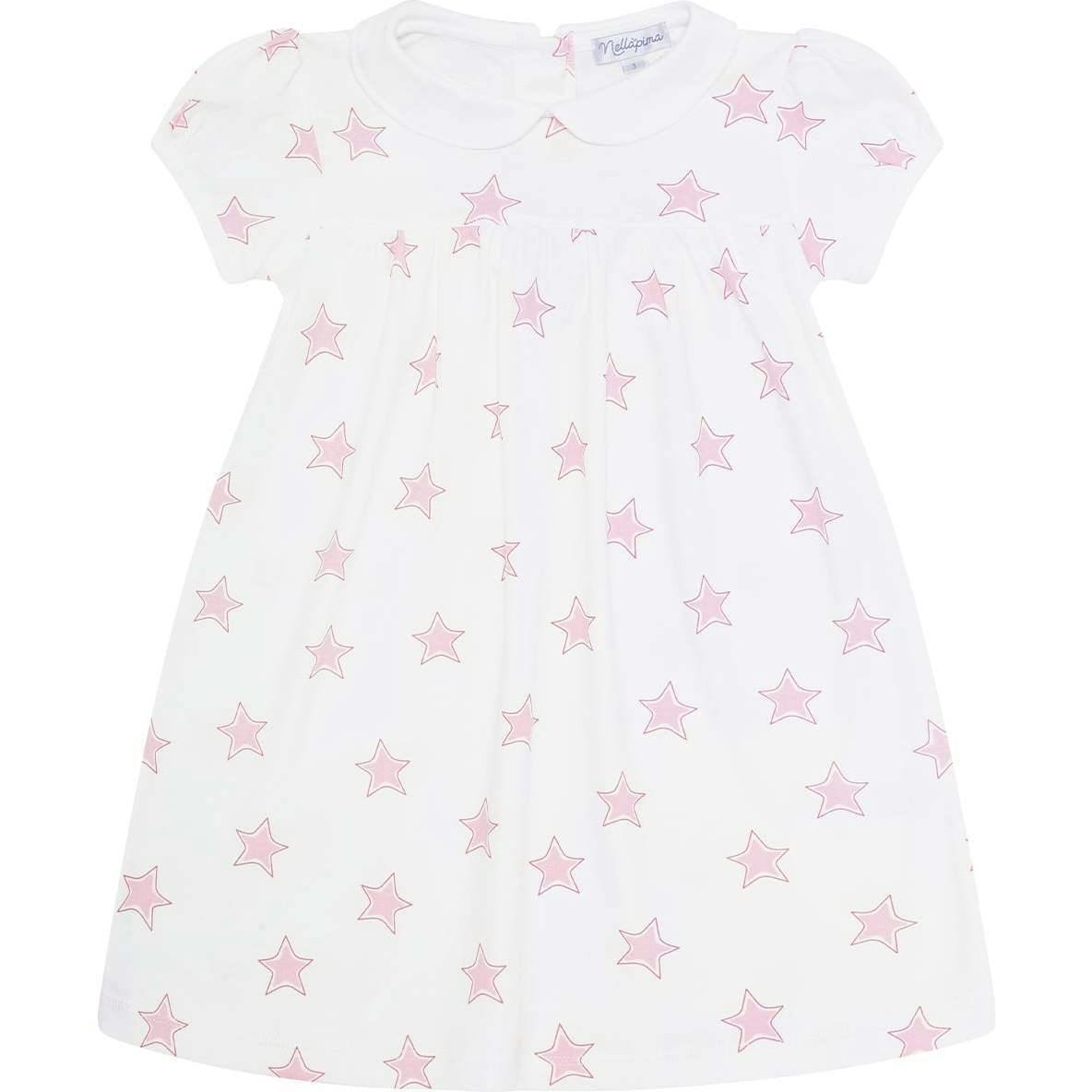 Pink Stars Print Playtime Dress