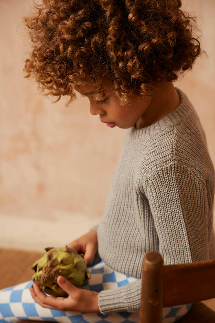 Classic Fisherman Jumper | Oxford Grey