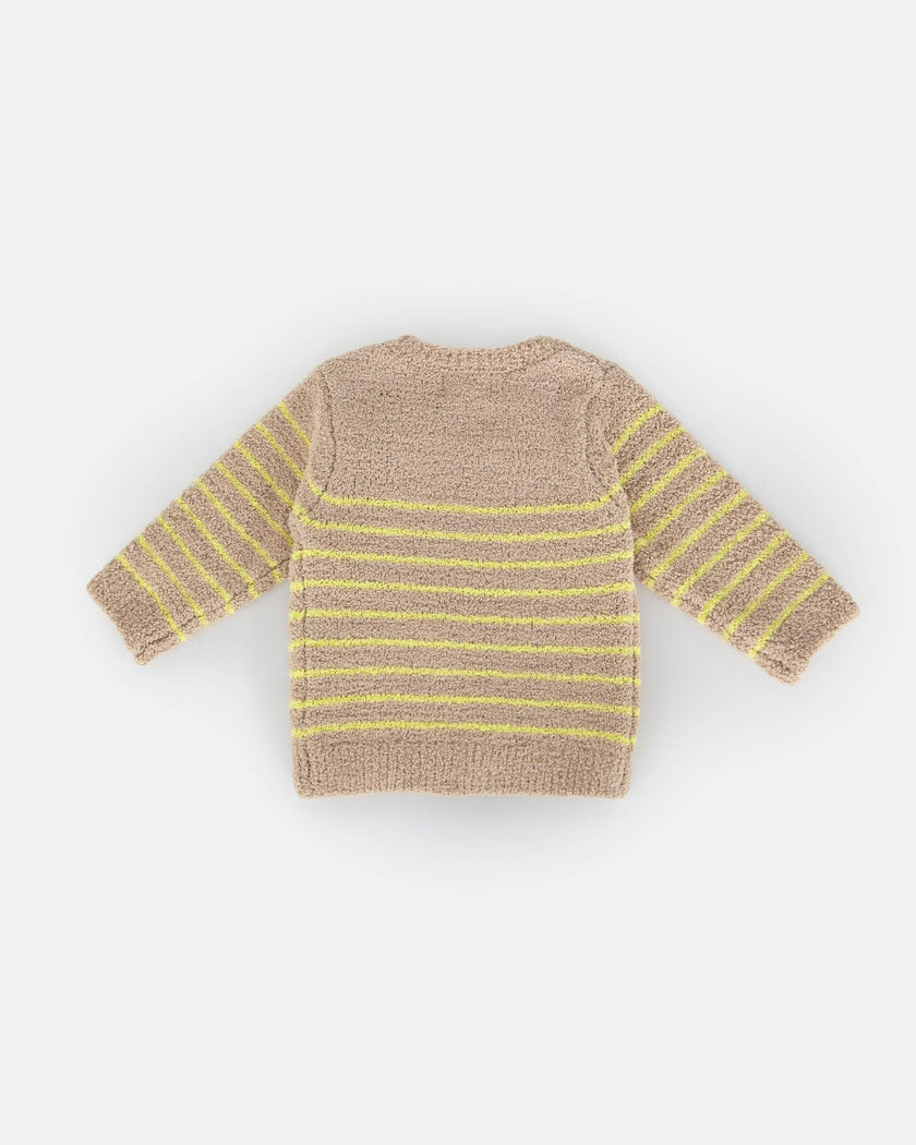 Long Sleeve Top Striped - Fuzzy