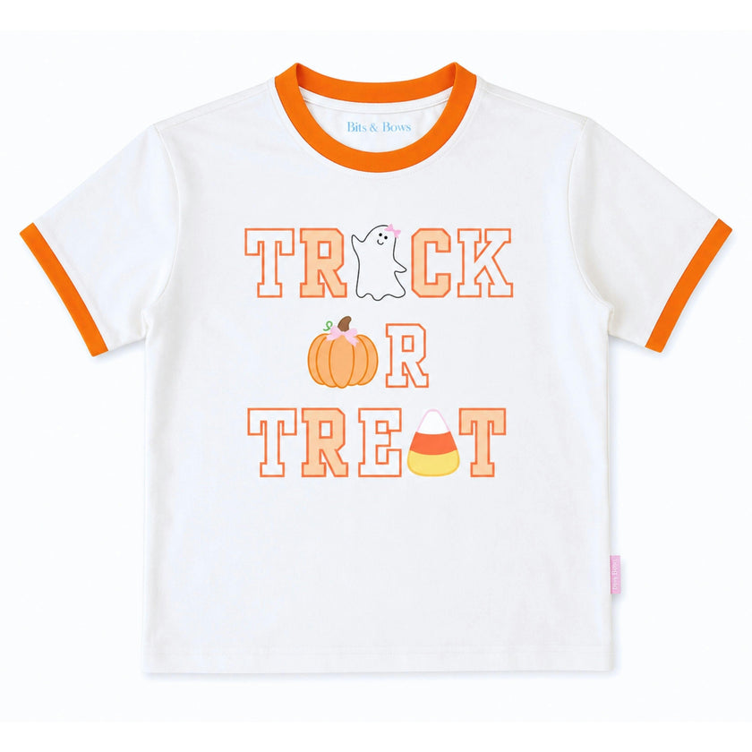 Trick-or-Treat Halloween Bow T-Shirt