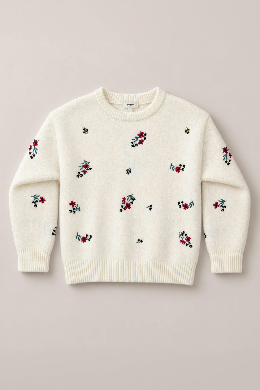 Teen Ellis Sweater in Ivory Jubilant Bloom
