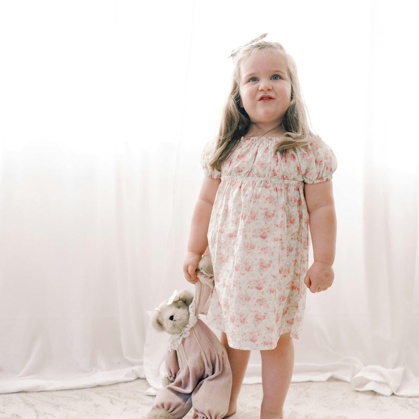 The Kennedi Dress |Pink Blossoms