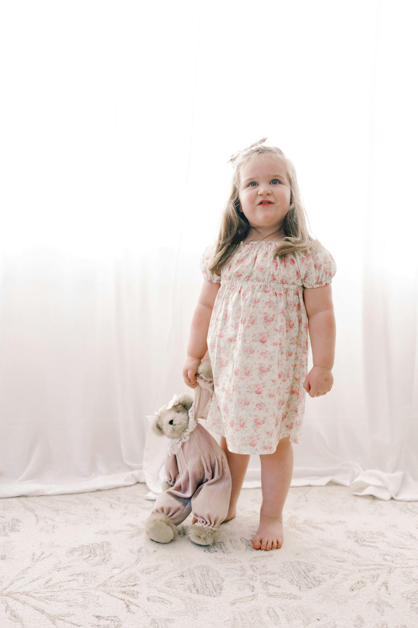 The Kennedi Dress |Pink Blossoms