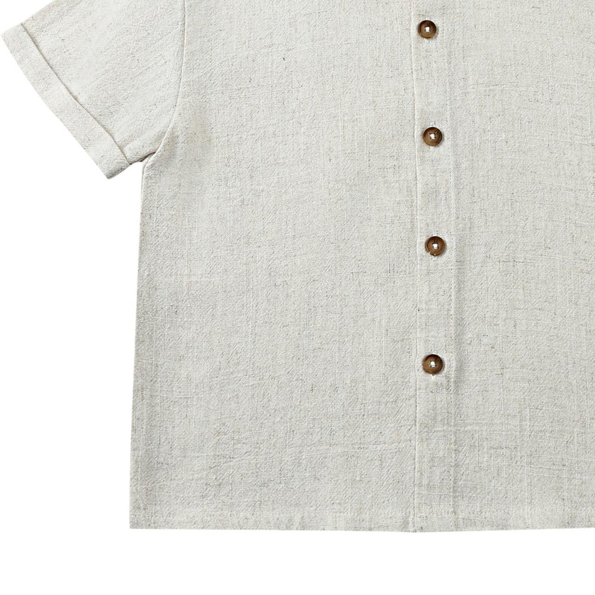 Brammie Shirt | Warm White Melange