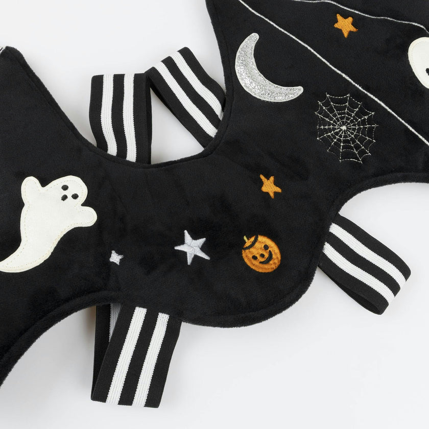 Embroidered Bat Wings Costume