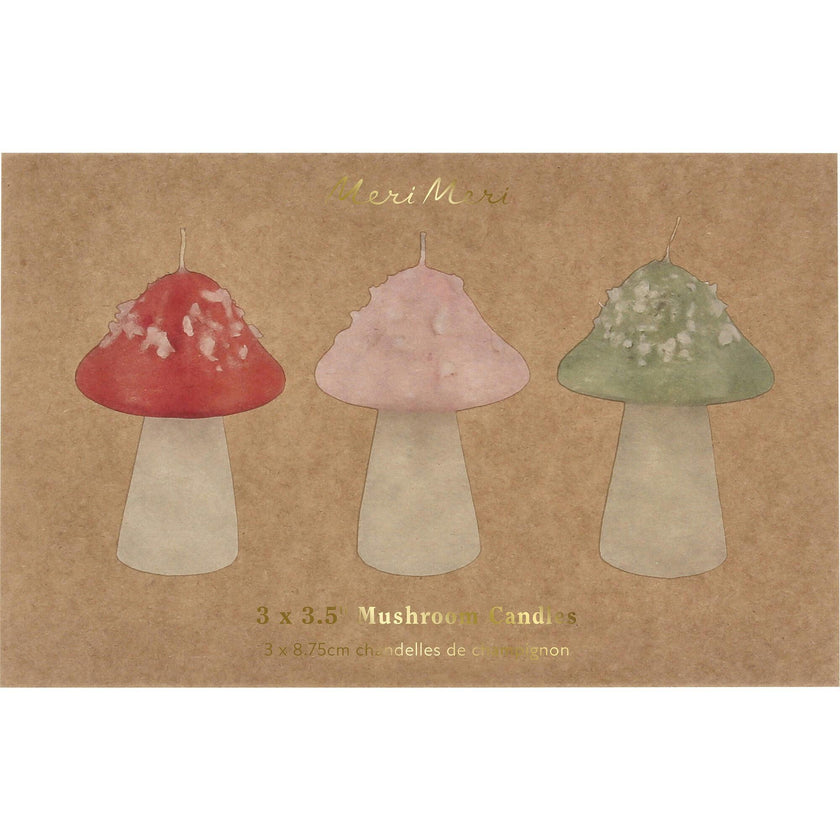 Mushroom Candles