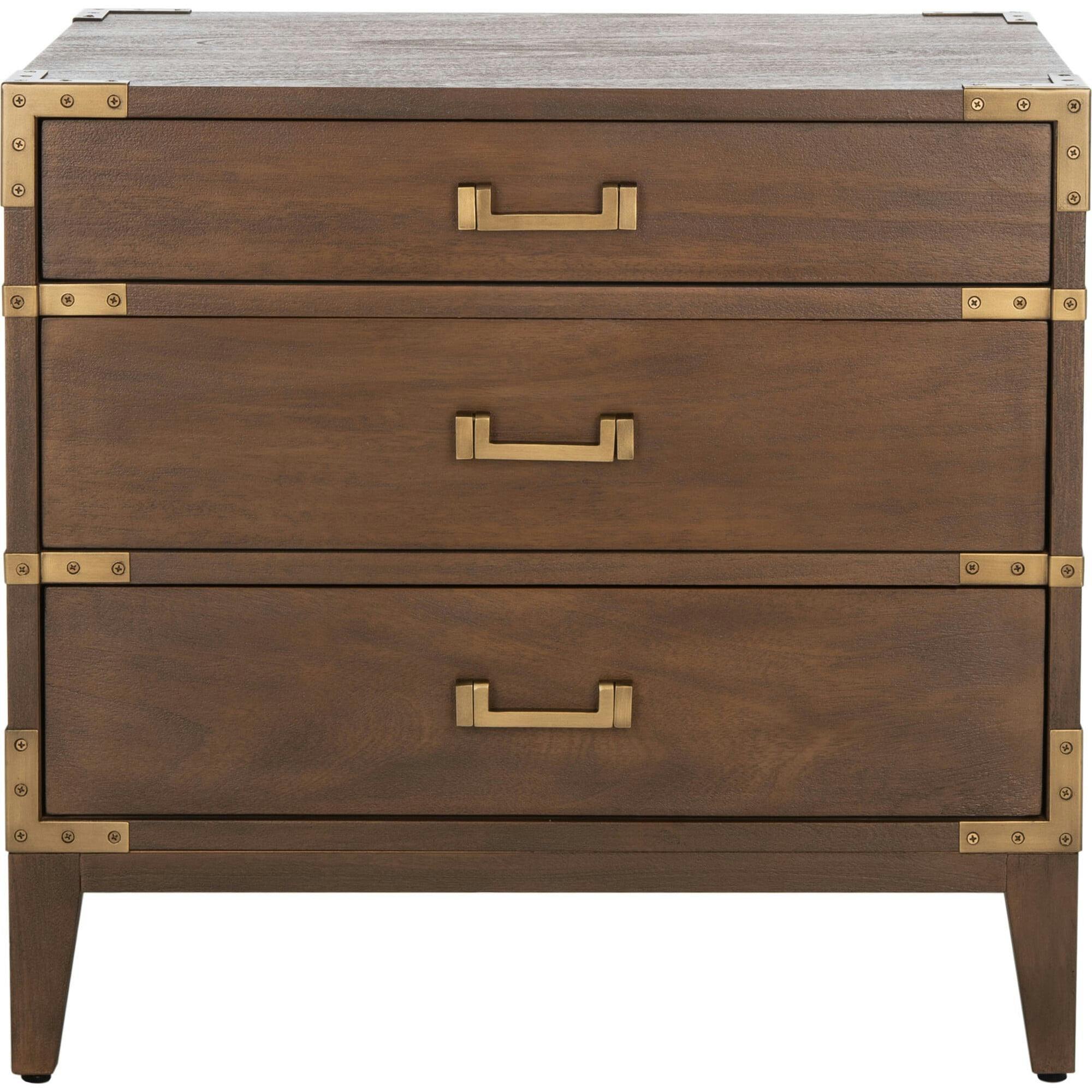Nisha 3 Drawer Nightstand