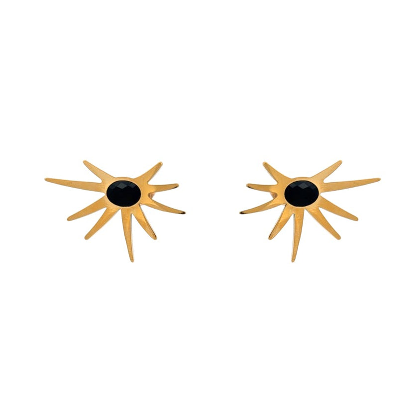 Sunburst Stud Earrings