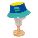 Reversible Bucket Hat – Blue Smile