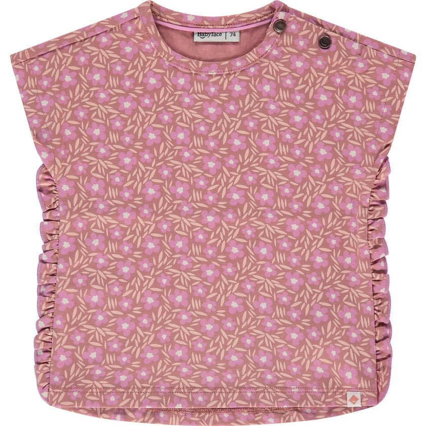 Ruffle Floral T-Shirt