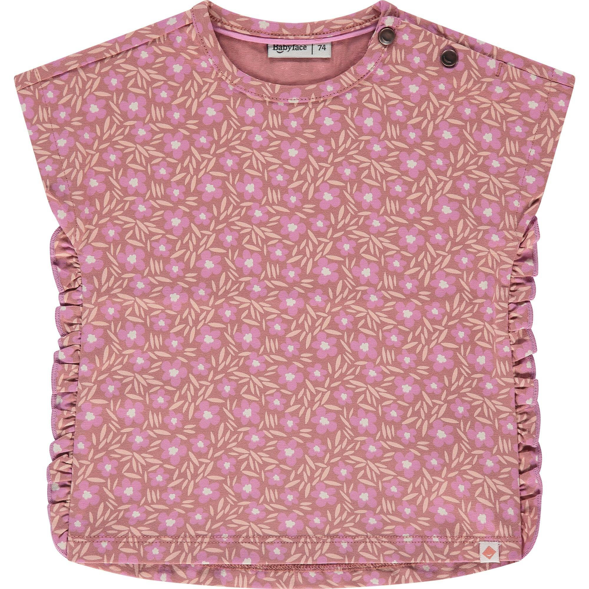 Ruffle Floral T-Shirt