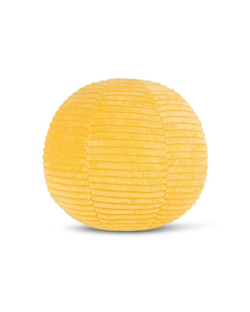 Plush Smiley Corduroy Yellow 5"