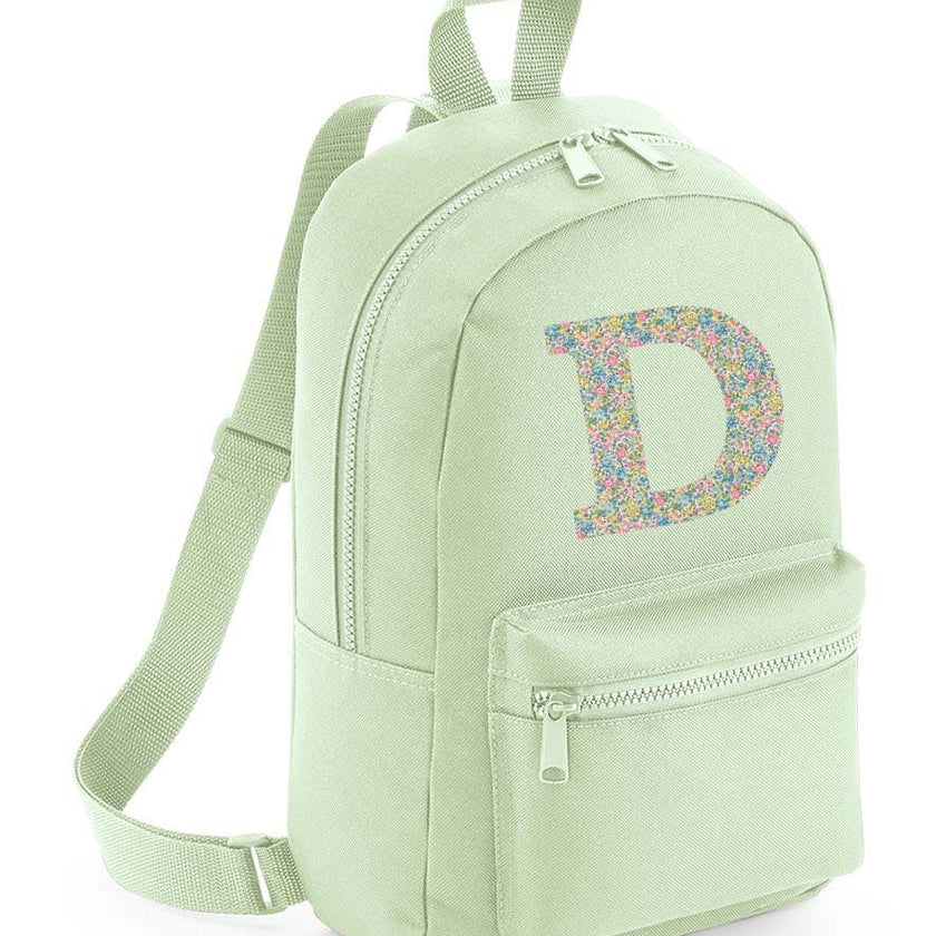 Liberty of London Personalised Mini Backpack - Light Green