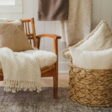 Tranquil Oatmeal Weave Throw
