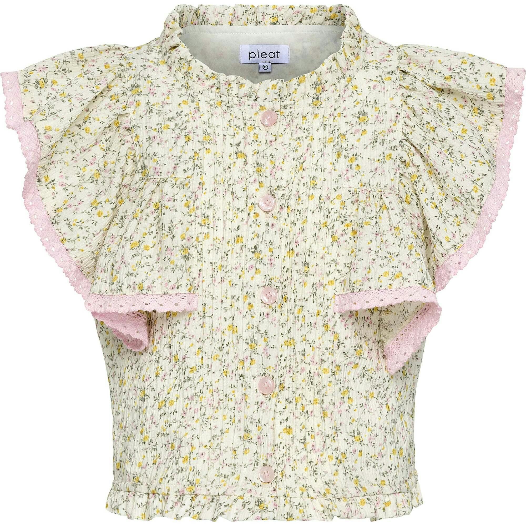 Posie Top Cream Ditsy
