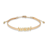 Lucky Tan Leather Bracelet