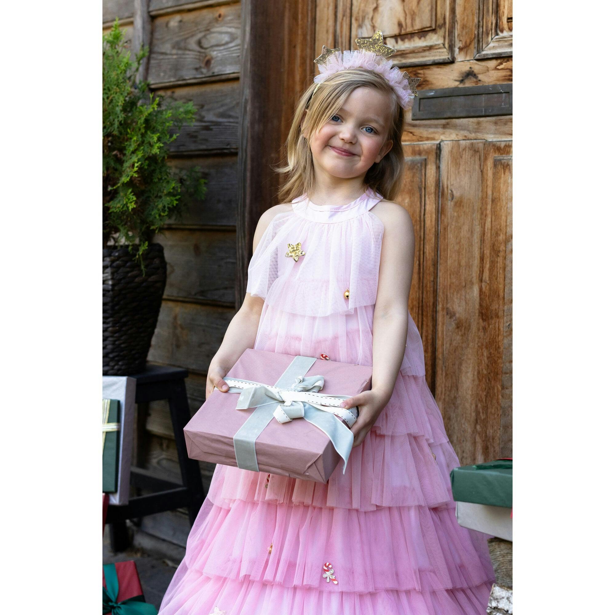 Christmas Tree Dress with Headpiece