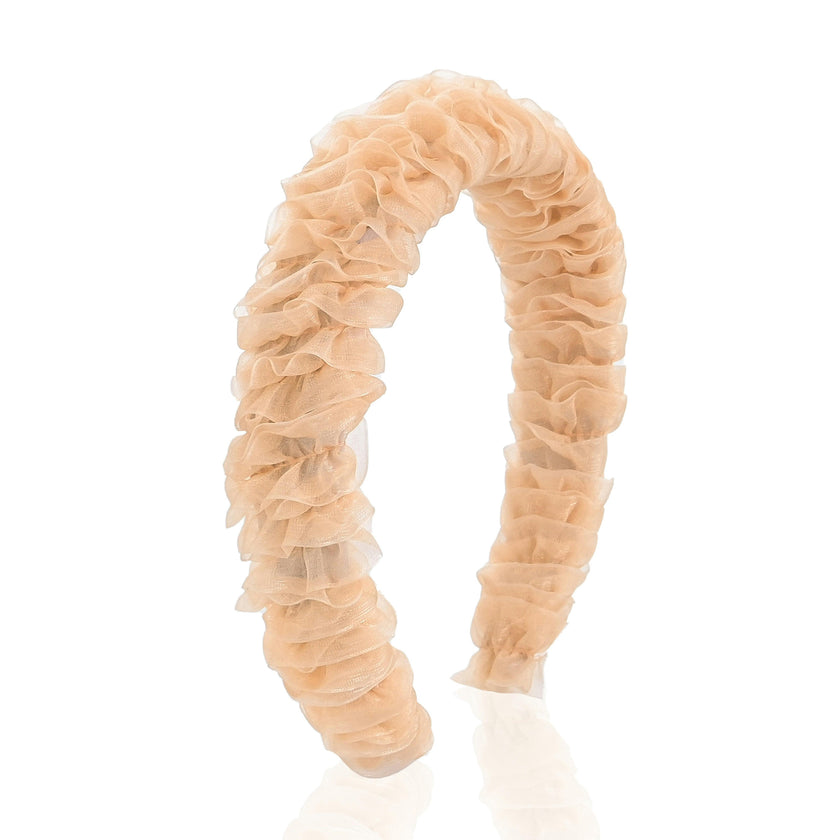 Ruffled Sheer Headband