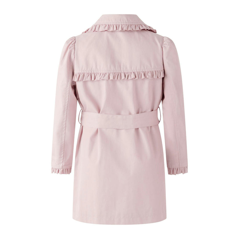 Frill Edge Trench Coat