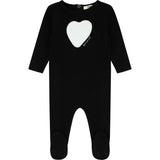 Heart/Star Footie, Girls