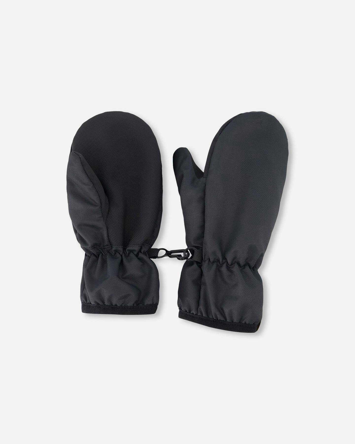 Mid-Season Mittens In Recycled Polyester Black