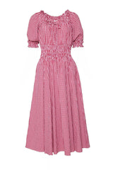 Jessie Dress in Red Gingham