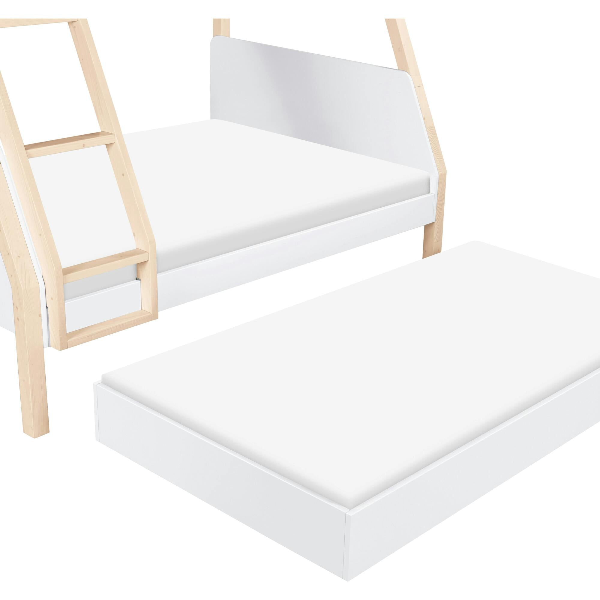 TipToe Twin-Over-Full Bunk Bed In White And