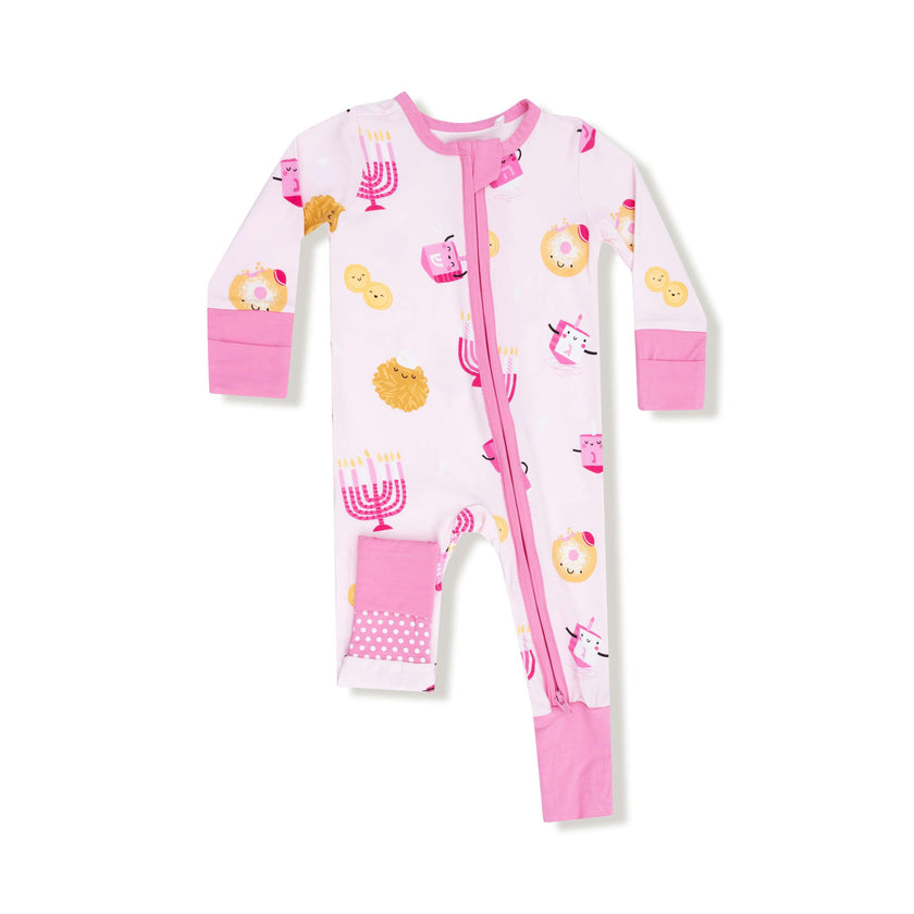 Hanukkah - Pink - Convertible Romper