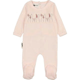 Boys Winter Garden Embroidered Long Sleeve Long Sleeve Footie