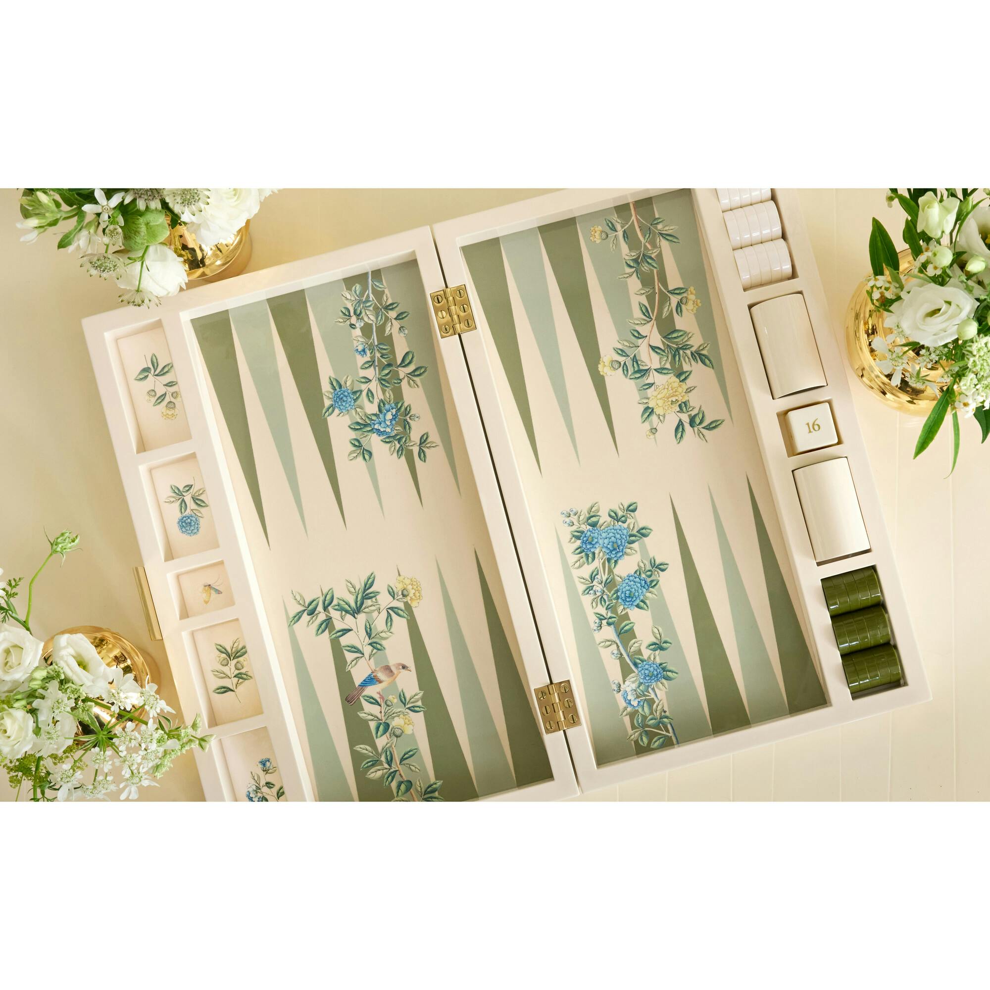 Aerin X Gracie Lacquer Backgammon Set