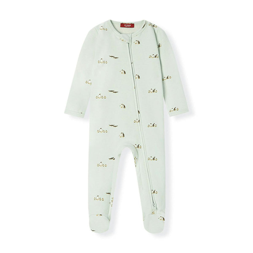 Lil' Stretch Fleece Zipper Footed Romper