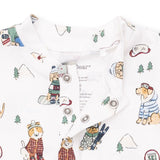 Winter Sports Dogs Green - Uni Romper