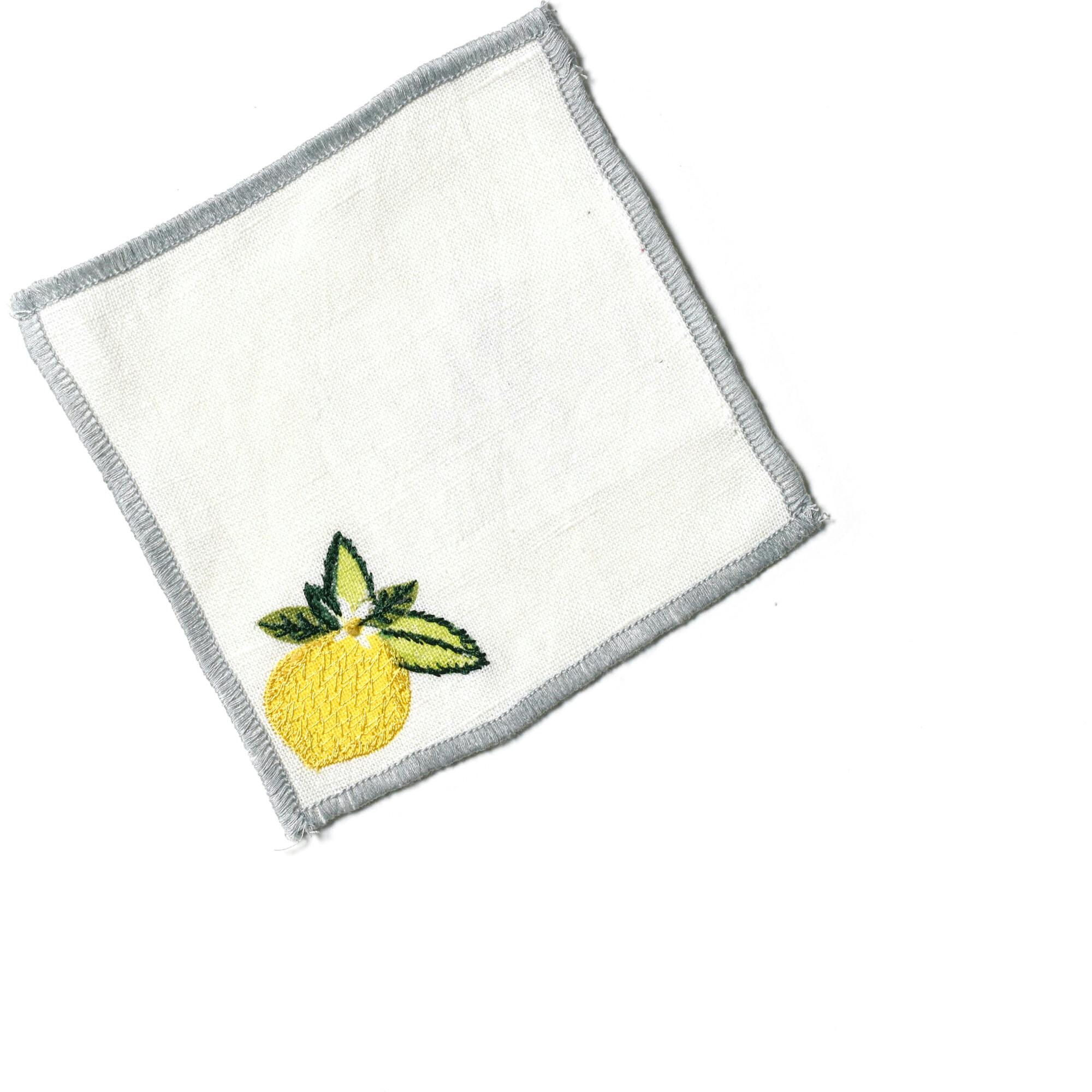 Lemon Citrus Cocktail Napkins