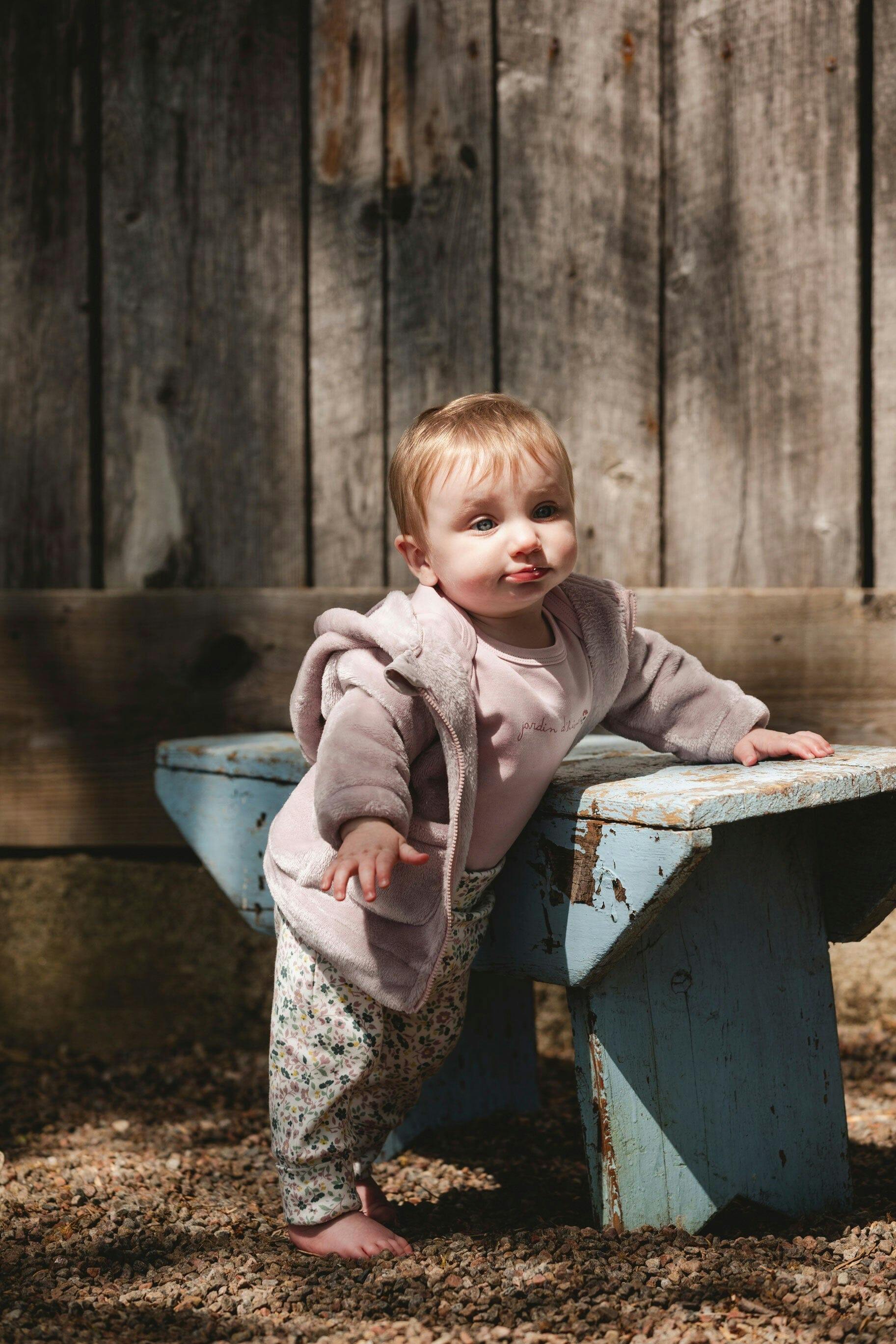 Organic Cotton Long Sleeve Romper