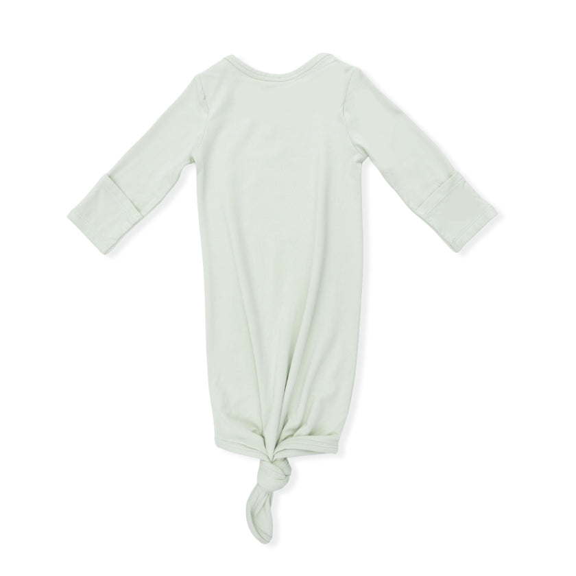 Solid Bok Choy - Knotted Gown and Beanie Hat