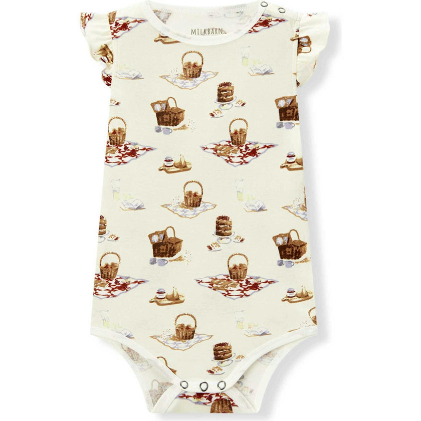 Picnic Organic Cotton Ruffle One Piece
