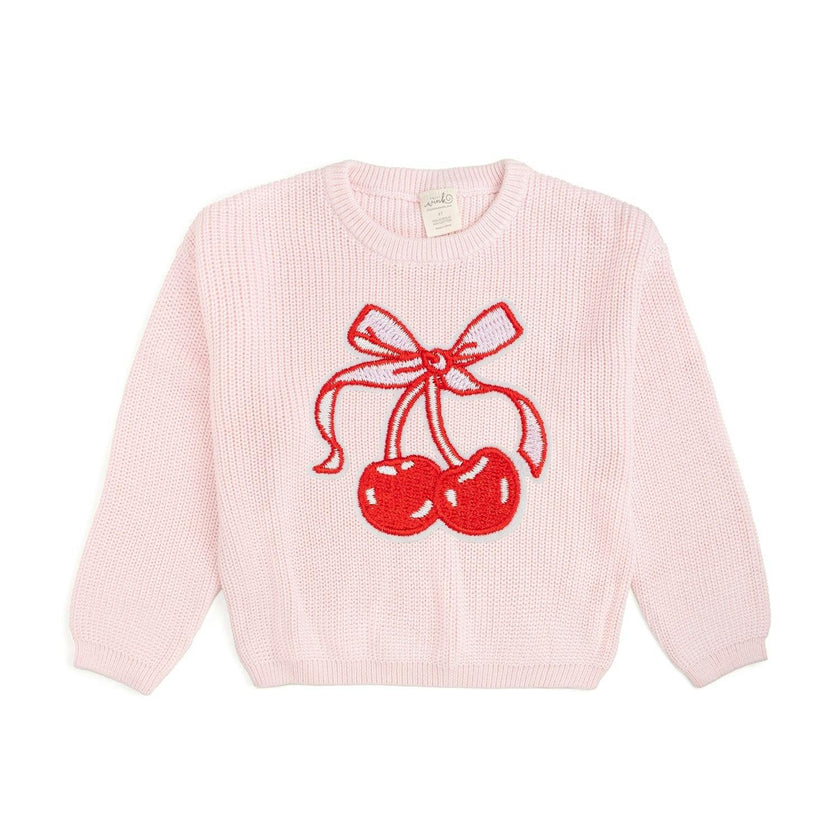 Cherry Coquette Knit Sweater