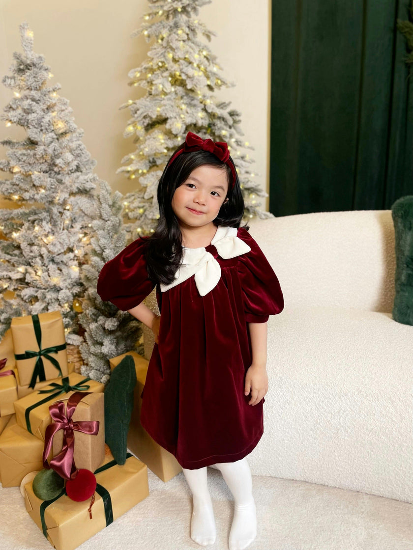 Cotton Velvet Rosemoor Dress