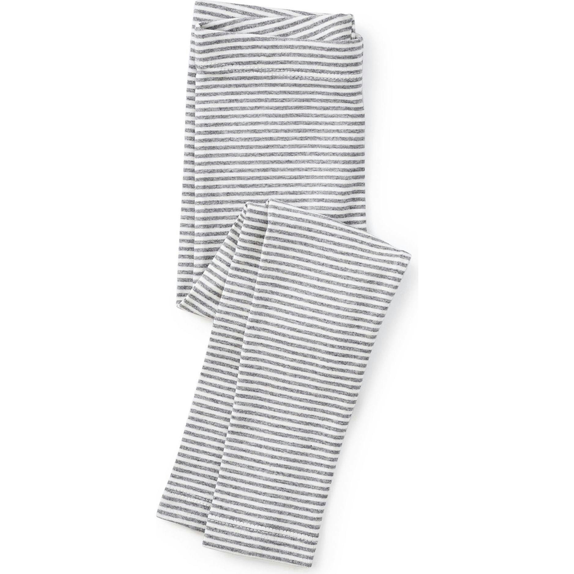 Striped Leggings, Grey