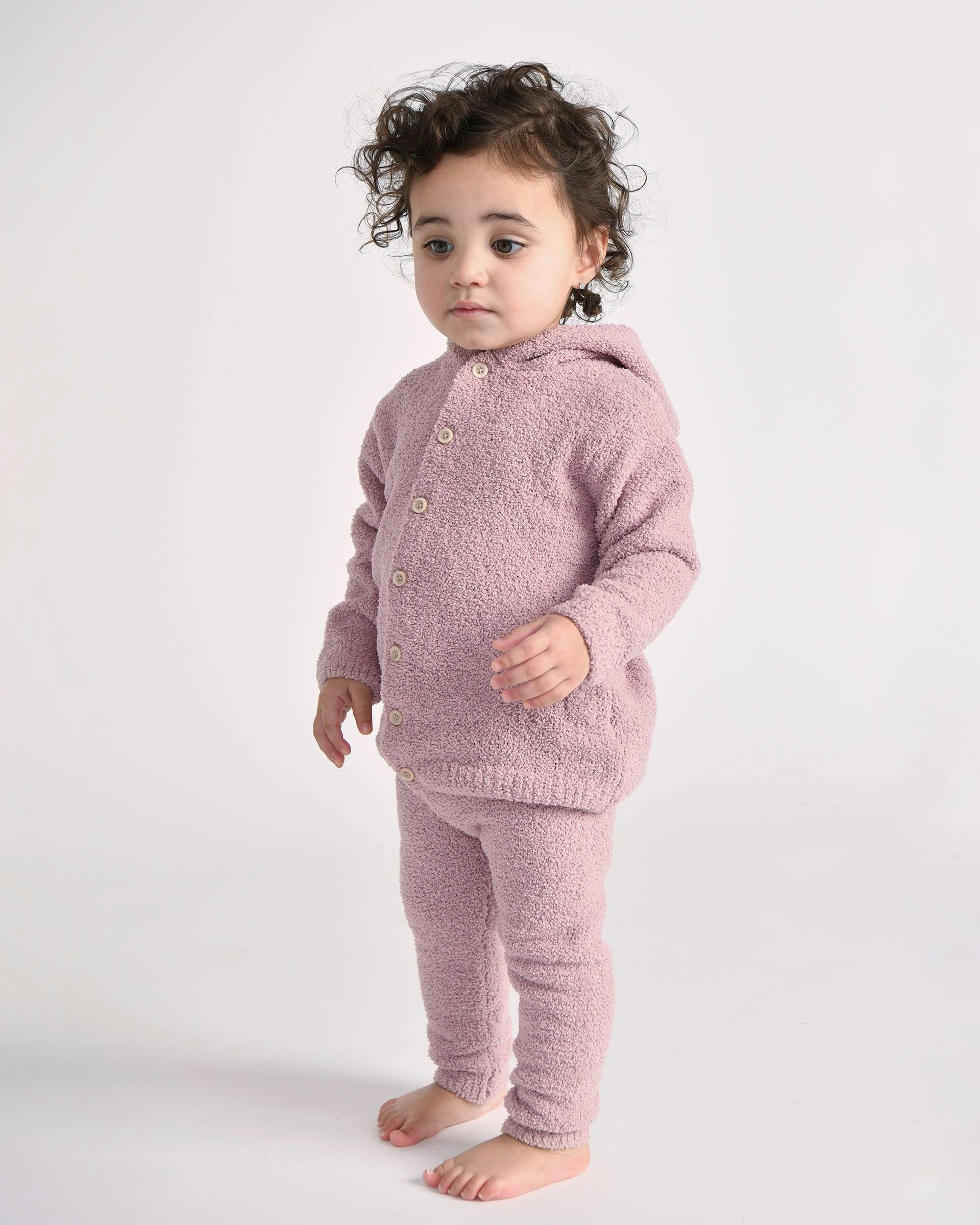 Hooded Cardigan - Fuzzy