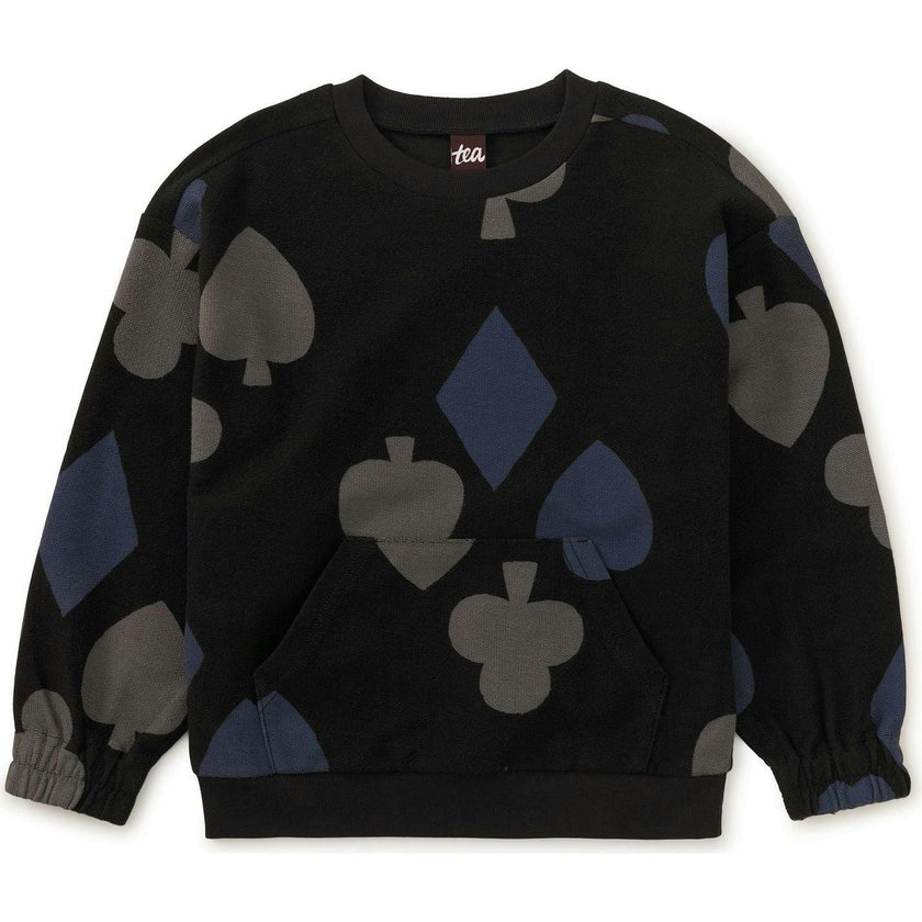 Printed Kanga Popover, Blue