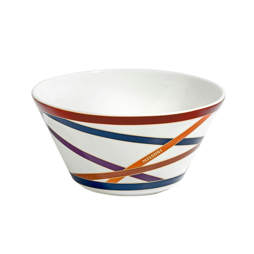 Fruit Bowls NASTRI Set of 2  Multicolor diam. 5", H 2.5"